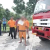 Sopir truk berinisial SW yang telah ditetapkan sebagai tersangka dalam kejadian kecelakaan di Tol Pandaan-Mala