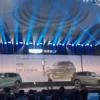 Model Geely EX5 menjadi model pertama yang diperkenalkan di pasar Indonesia. ANTARA/Xinhua