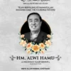 HM Alwi Hamu, tokoh pers dan pendiri Harian Fajar, Makassar berpulang pada Sabtu 18 Januari 2025. (Foto: Istim