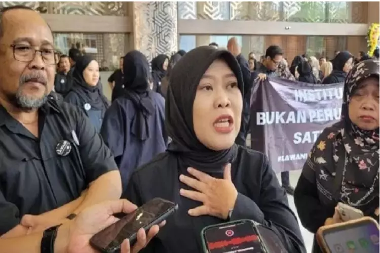 Pj Rumah Tangga Kemendikti Saintek, Neni Herlina (Foto: Antara)