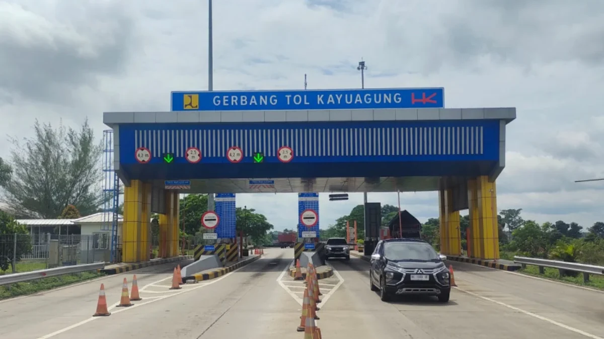 Suasana di Jalan Tol Trans Sumatera ruas Tol Kayu Agung. Foto: HK