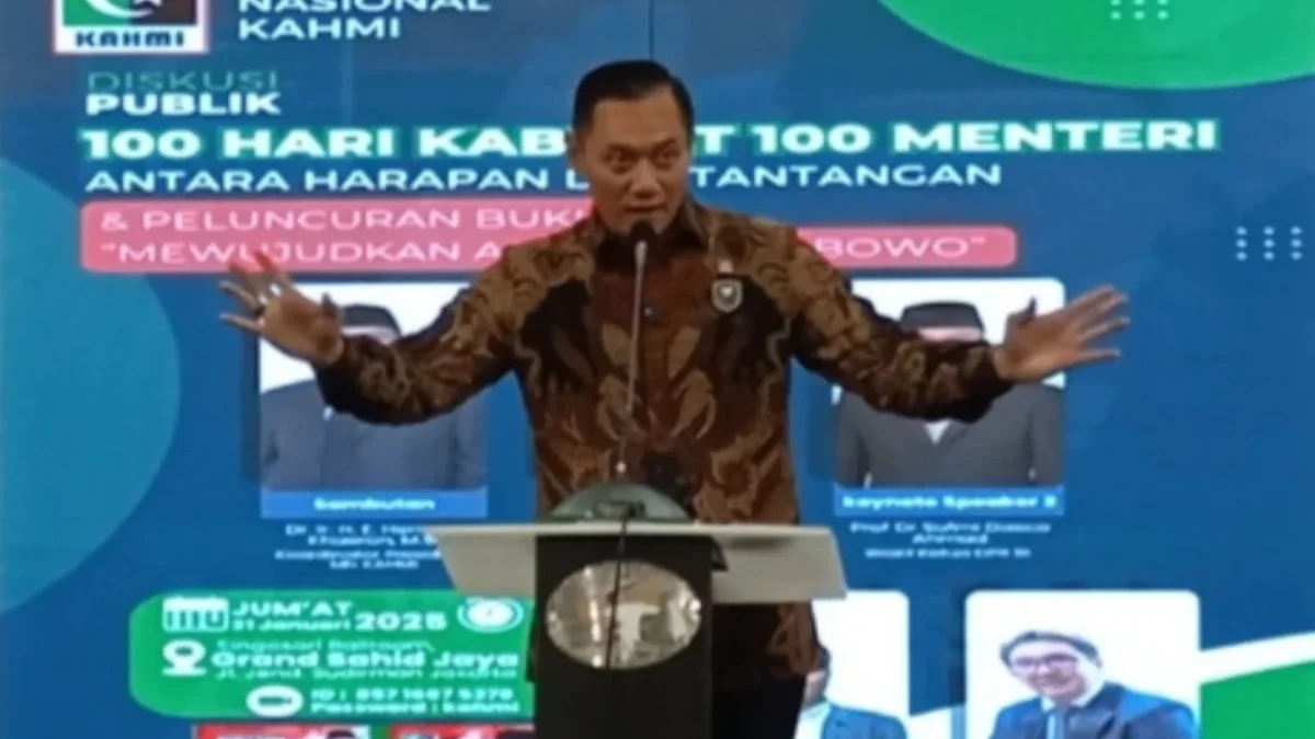 Menteri Koordinator Bidang Infrastruktur dan Pembangunan Kewilayahan, Agus Harimurti Yudhoyono (AHY).