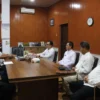 Rapat koordinasi dengan Balai Besar Wilayah Sungai (BBWS) Cimanuk-Cisanggarung (Foto:Dok. Diskominfo)