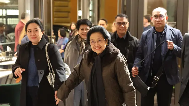 Presiden Kelima RI Megawati Soekarnoputri tiba di Roma, Italia pada Jumat (31/1/2025) malam waktu setempat did