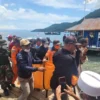 jenazah Sahril Helmi wartawan Metro tv biro Maluku Utara, korban terakhir ledakan Rigid Inflatable Boat (RIB)