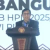 Hendry Ch Bangun pada acara Puncak Hari Pers Nasional, Minggu (9/2/2025). Foto: YouTube/ pwi kalsel