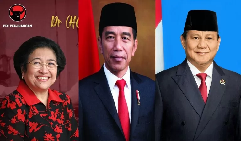 Megawati Soekarnoputri, Joko Widodo, Prabowo Subianto. (IST)