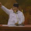 Presiden RI Prabowo Subianto memberi pidato di acara HUT ke 17 Partai GERINDRA. (Tangkapan Layar Youtube GERIN