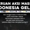 BEM UI melontarkan seruan melakukan aksi massa bertajuk Indonesia Gelap pada Senin (17/2/2025).(Tangkapan Laya