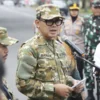 Wakil Menteri Dalam Negeri Bima Arya menyampaikan keterangan pers saat retret kepala daerah di Akademi Militer