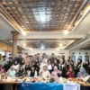 Himpunan Eksekutif Muda (HEM) LP3I Lampung sukses menggelar acara buka bersama di Coffee D'Ross