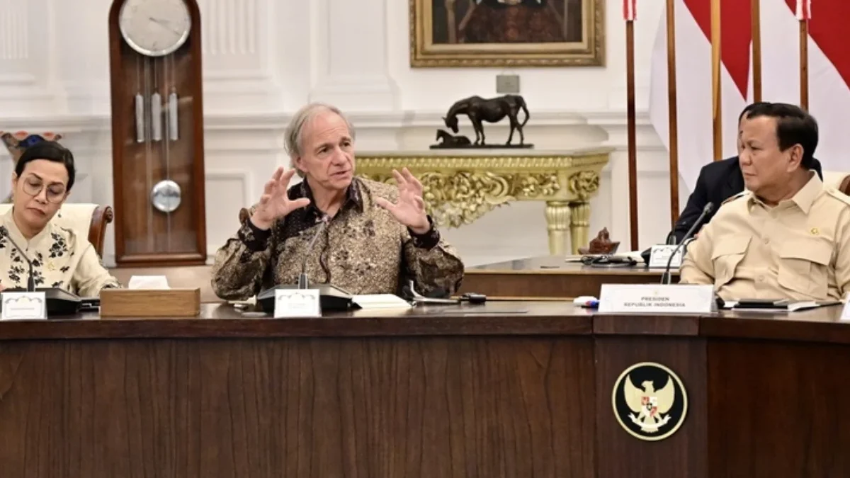 Ray Dalio di Istana Merdeka, Jakarta pada Jumat, 7 Maret 2025/Ist