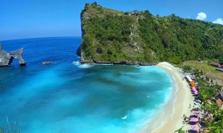 Pantai Atuh, Nusa Penida. (Google Maps)