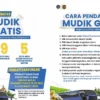 Link dan cara daftar mudik gratis Kemenhub 2025 yang akan dibuka hari ini.--Instagram @kemenhub151