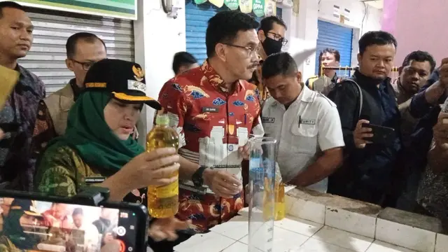 Pemkot Cirebon menemukan minyakita tak sesuai takaran hingga harga jual diatas HET. (Ist)