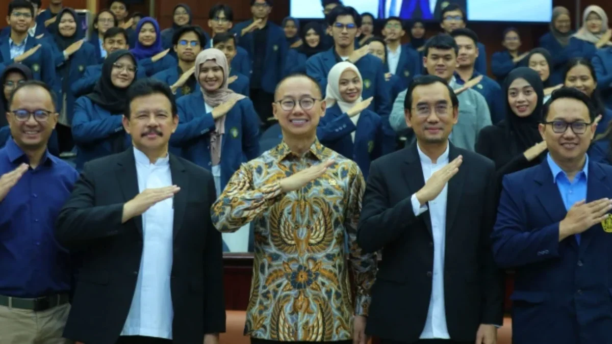 Wakil Ketua MPR Eddy Soeparno dalam rangkaian agenda MPR Goes to Campus di Universitas Brawijaya Malang, Jawa