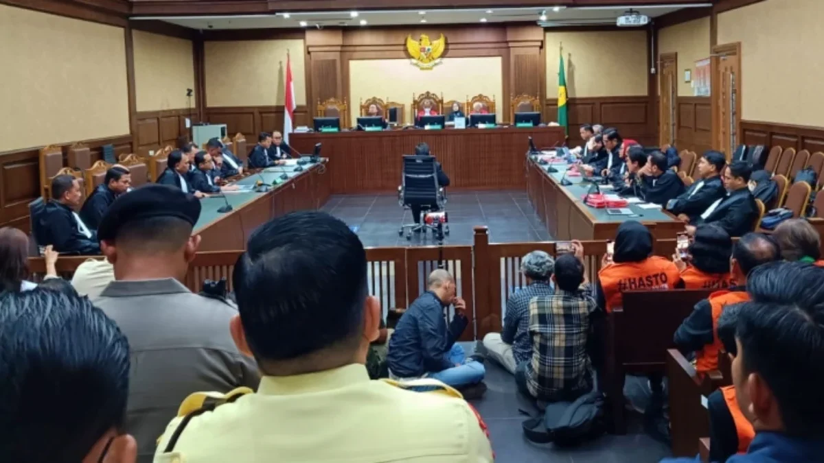 Sidang eksepsi terdakwa Sekjen PDIP Hasto Kristiyanto/RMOL