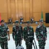 Majelis Hakim Pengadilan Militer II-08 dijadwalkan membacakan putusan terhadap tiga Anggota TNI AL, terdakwa k