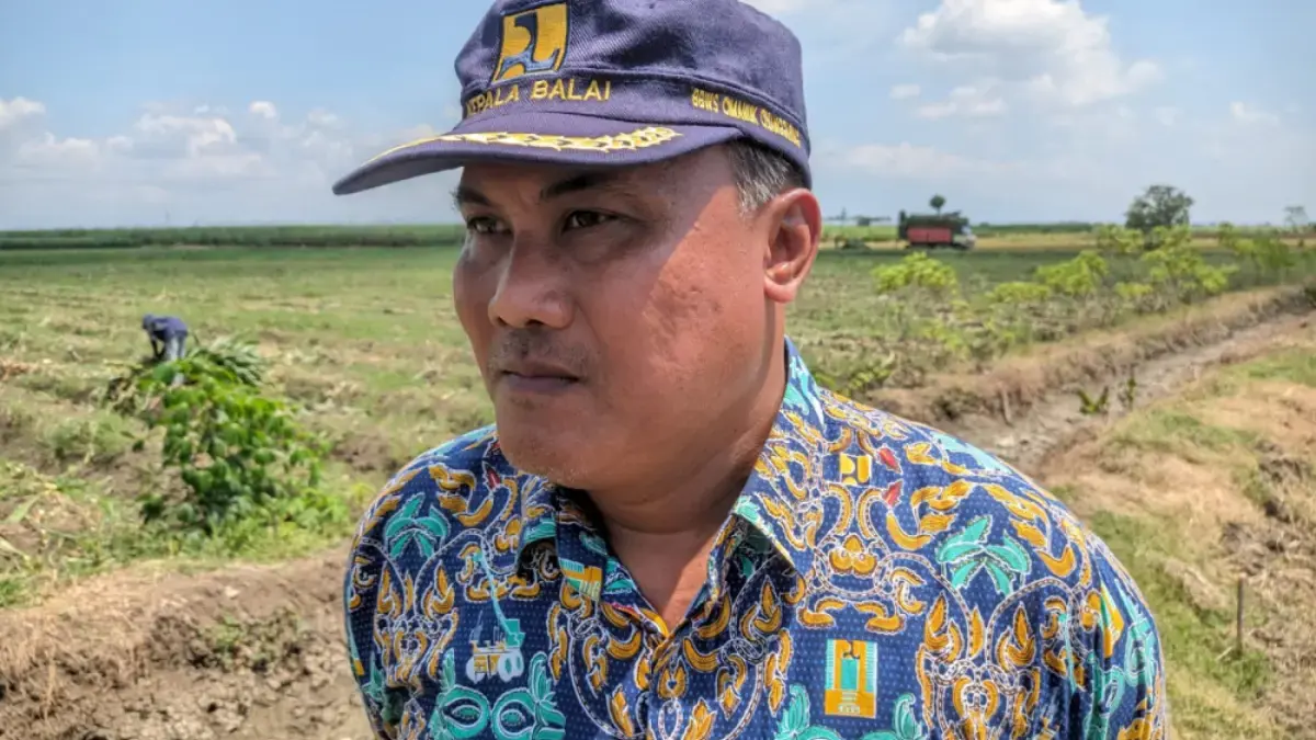 Kepala BBWS Cimanuk Cisanggarung, Dwi Agus Kuncoro, saat memberikan keterangan pers. (IST)