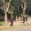 Tempat kejadian ledakan amunisi di Desa Sagara, Kecamatan Cibalong, Kabupaten Garut, Jawa Barat.