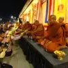 Sebelum kembali ke Thailand, digelar kegiatan doa bersama “Puja Waisak Thudong 2025” pada Rabu (14/5/2025), be