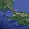 Titik lokasi pusat megathrust. (Dok. Google Maps)