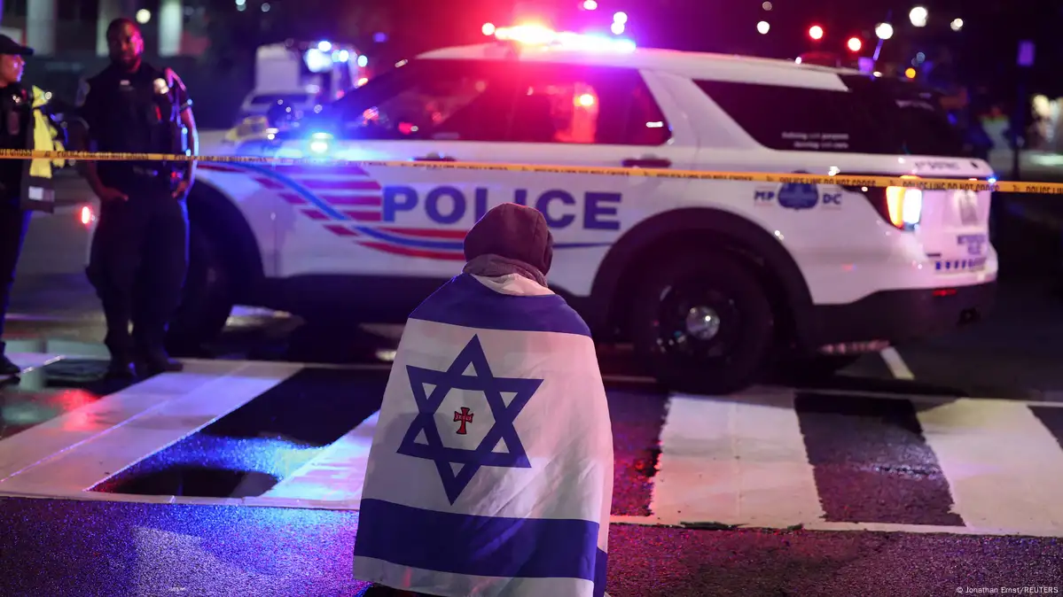 Lokasi kejadian pembunuhan di Washington D.C. Foto: Jonathan Ernst/REUTERS