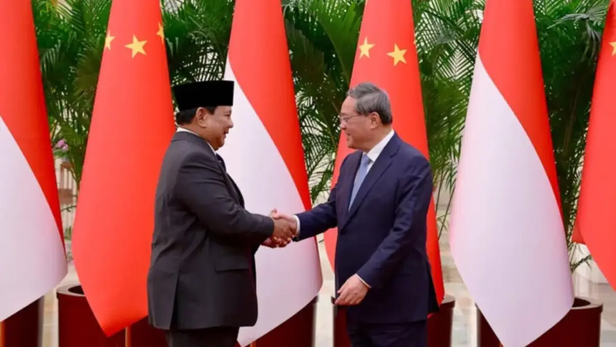 Presiden Prabowo Subianto dan PM China Li Qiang (Dok. BPMI Setpres)