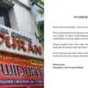 Pihak manajemen Ayam Goreng Widuran menyampaikan permohonan maaf kepada semua pelanggan atas kegaduhan yang te