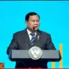 Presiden Prabowo Subianto ketika menghadiri acara Indonesia-China Business Reception, di Jakarta, Sabtu (24/5/