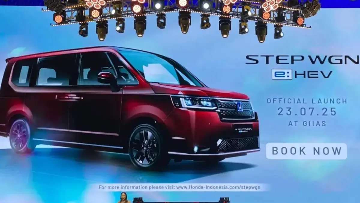 Honda Prospect Motor (HPM) mengumumkan rencana peluncuran Honda STEP WGN e:HEV di ajang GIIAS 2025. (Foto: Dok