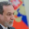 Menteri Luar Negeri Iran Abbas Araqchi menghadiri pertemuan dengan Presiden Rusia Vladimir Putin di Kremlin di