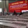 Kejaksaan Agung menunjukan uang sitaan sebesar Rp1,3 triliun yang mereka sita dari Musim Mas Group dan Permata