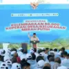 Presiden Prabowo Subianto dalam peluncuran Kelembagaan 80.000 Koperasi Desa/Kelurahan Merah Putih, Senin (21/7