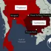 Pertempuran terjadi di wilayah perbatasan yang disengketakan