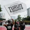 Para demonstran berkumpul di berbagai titik di sekitar pusat kota Kuala Lumpur. (REUTERS/Hasnoor Hussain)