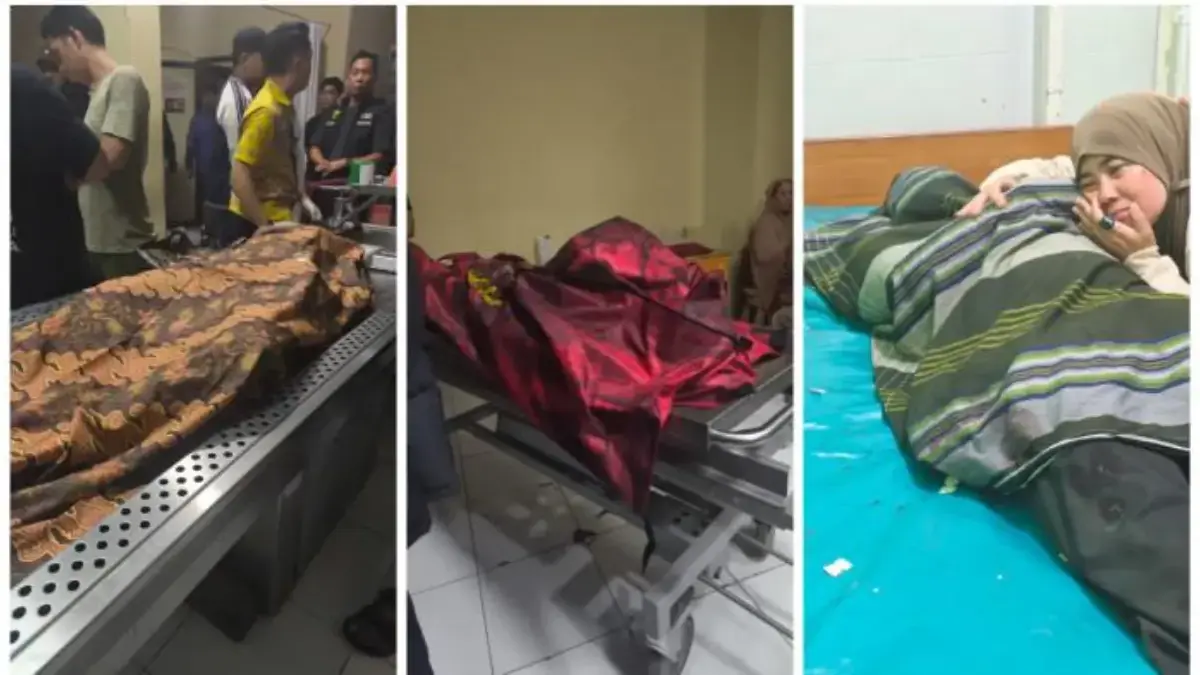 Kolase foto korban meninggal dunia di gedung DPRD Makassar. (Handover)