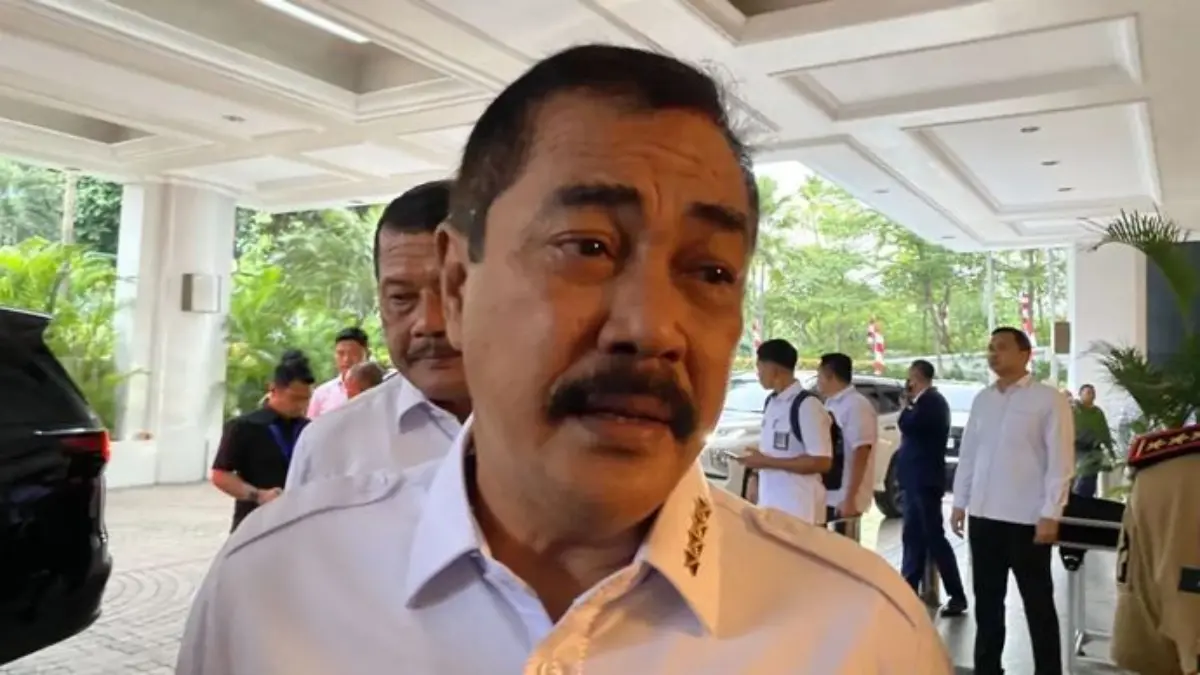 Menteri Imigrasi dan Pemasyarakatan Agus Andrianto menjawab pertanyaan wartawan di Jakarta, Senin (4/8/2025).