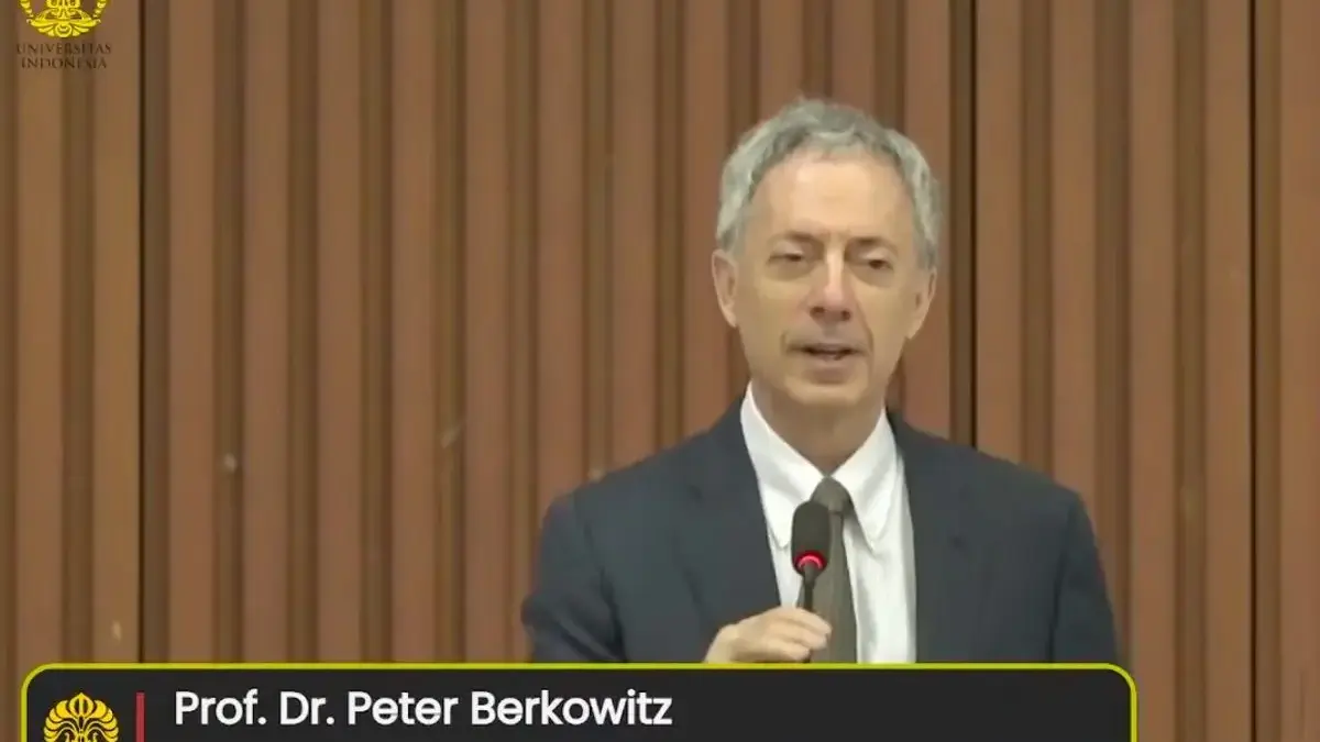 Peter Berkowitz jadi pembicara utama dalam acara Pengenalan Sistem Akademik Universitas (PSAU) Pascasarjana 20