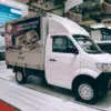 Kendaraan niaga bertenaga listrik dari DFSK, Gelora E, dipamerkan saat gelaran GIIAS 2025 di ICE BSD City, Tan