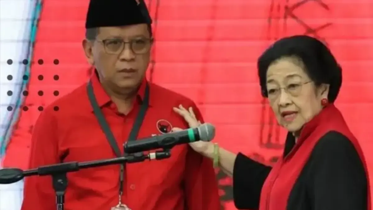 Hasto Kristiyanto dilantik kembali sebagai Sekjen PDIP oleh Ketum PDIP Megawati Soekarnoputri (Dok.Monang Sina