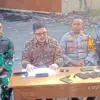 Hanindito Himawan Pramana,Bupati memberikan penjelasan terkait insiden kebakaran yang menghanguskan gedung Pem