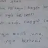 Cuplikan diary milik Almarhumah Mahasiswi PPDS Anestesi Undip Semarang, Aulia Risma Lestari Teropong Jateng.co