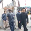 Suasana saat Sidak Kementerian Lingkungan Hidup dan Kehutanan (KLHK) ke pabrik peleburan timbal milik PT Genes
