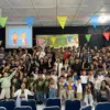 Anak sekolah minggu GSJA Kristus Raja Kota Salatiga, Minggu (31/8)