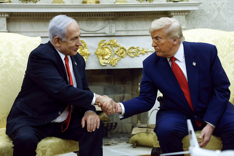 PM Israel Benjamin Netanyahu mengaku didukung Trump untuk kuasai Gaza secara penuh. (Getty Images)