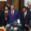 Presiden Putin, Presiden Xi dan Pemimpin Kim saat menghadiri gala resepsi peringatan 80 tahun Victory Day. (Vl