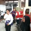 Penyidik kejaksaan melakukan pemeriksaan lanjutan terhadap enam tersangka kasus korupsi pembangunan gedung Set