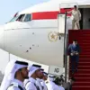 Presiden Republik Indonesia, Prabowo Subianto tiba di Doha, Qatar pada Jumat, 12 September 2025 pukul 15.20 wa