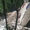 Lokasi ambruknya Majelis Ta’lim di Sukamakmur pada Minggu, 7 September 2025.